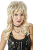 Lady Rocker Womens 80s Blonde Wig