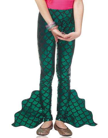 Mermaid Pants Blue Fin Child Leggings