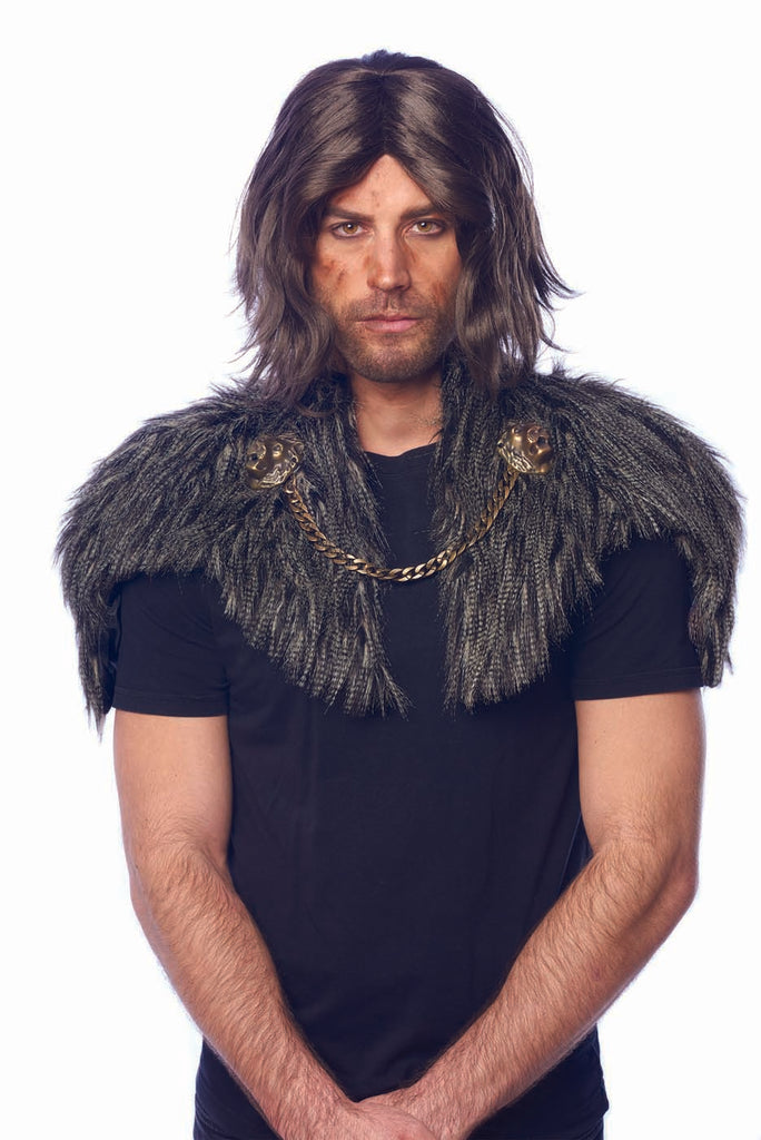 Medieval Faux Fur Costume Capelet