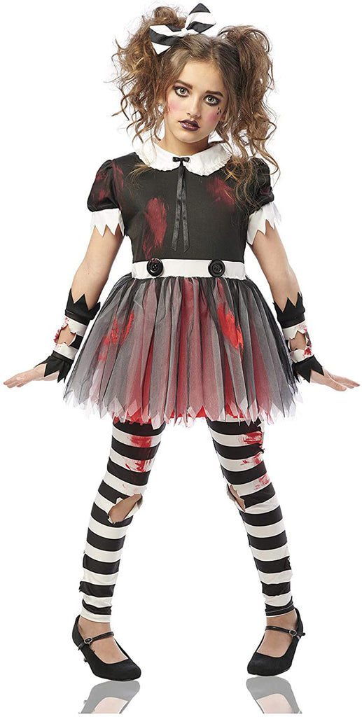 Dreadful Doll Girls Scary Puppet Costume