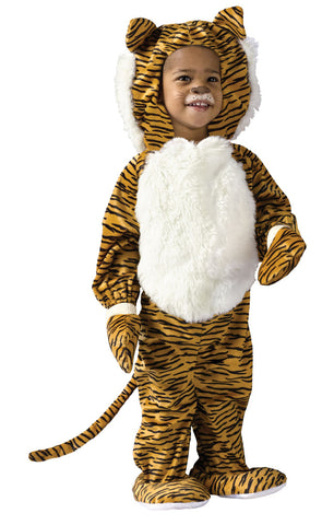 Printed Tiger Plush Toddler Costume