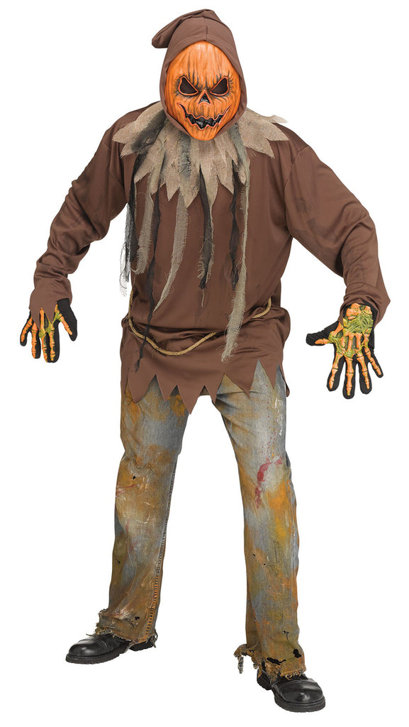 Pumpkin Adult Evil Light Up Costume