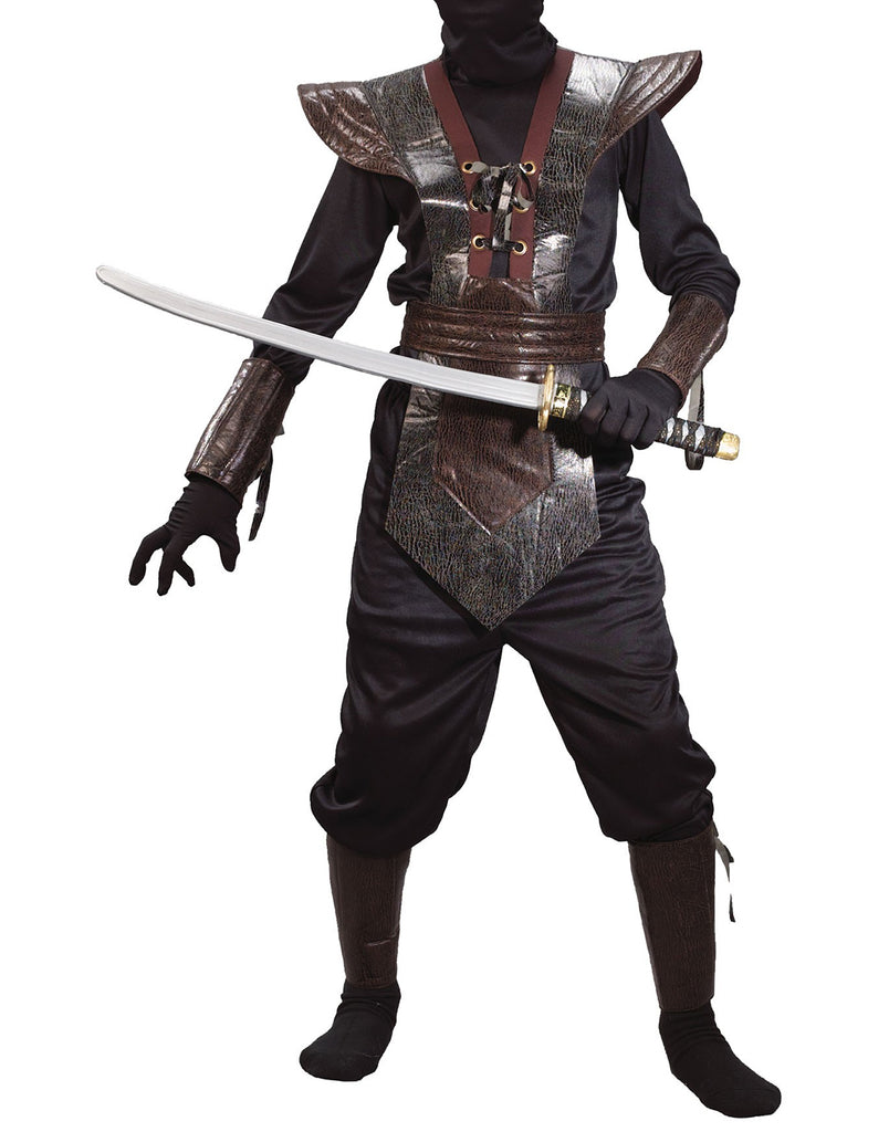 Brown Ninja Fighter Costume