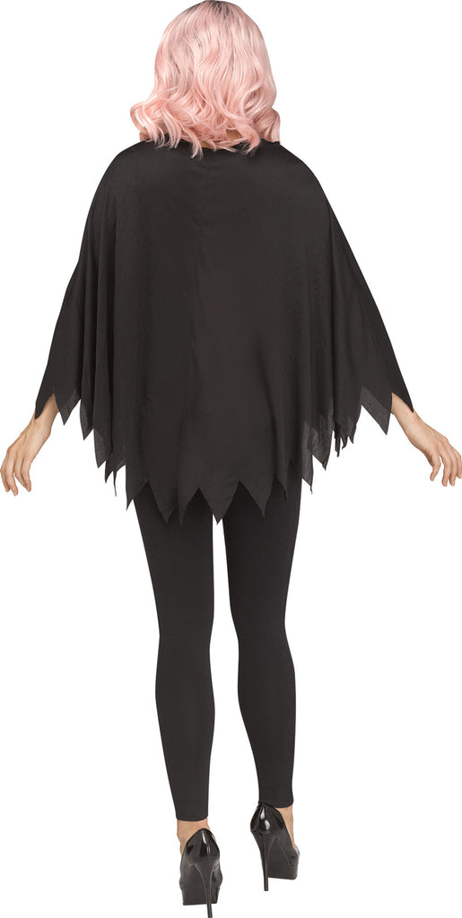 Glitter Skeleton Womens Poncho