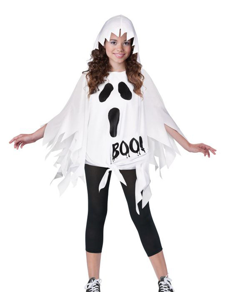 Ghost Girls Hooded Poncho