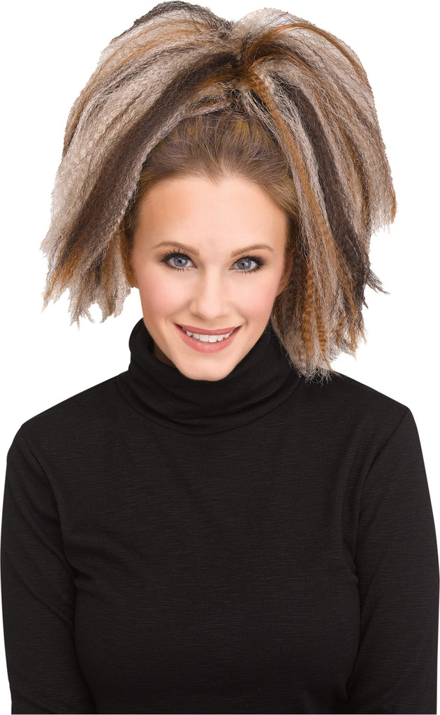 Crimped Womens Costume Hair Piece
