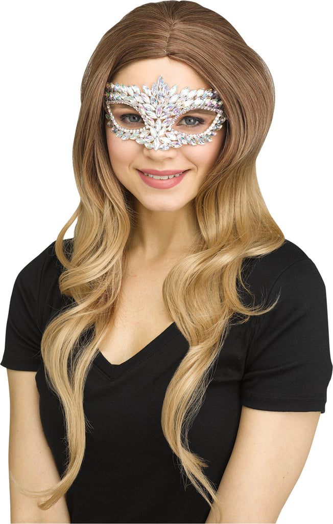 Rainbow Crystal Adult Masquerade Mask