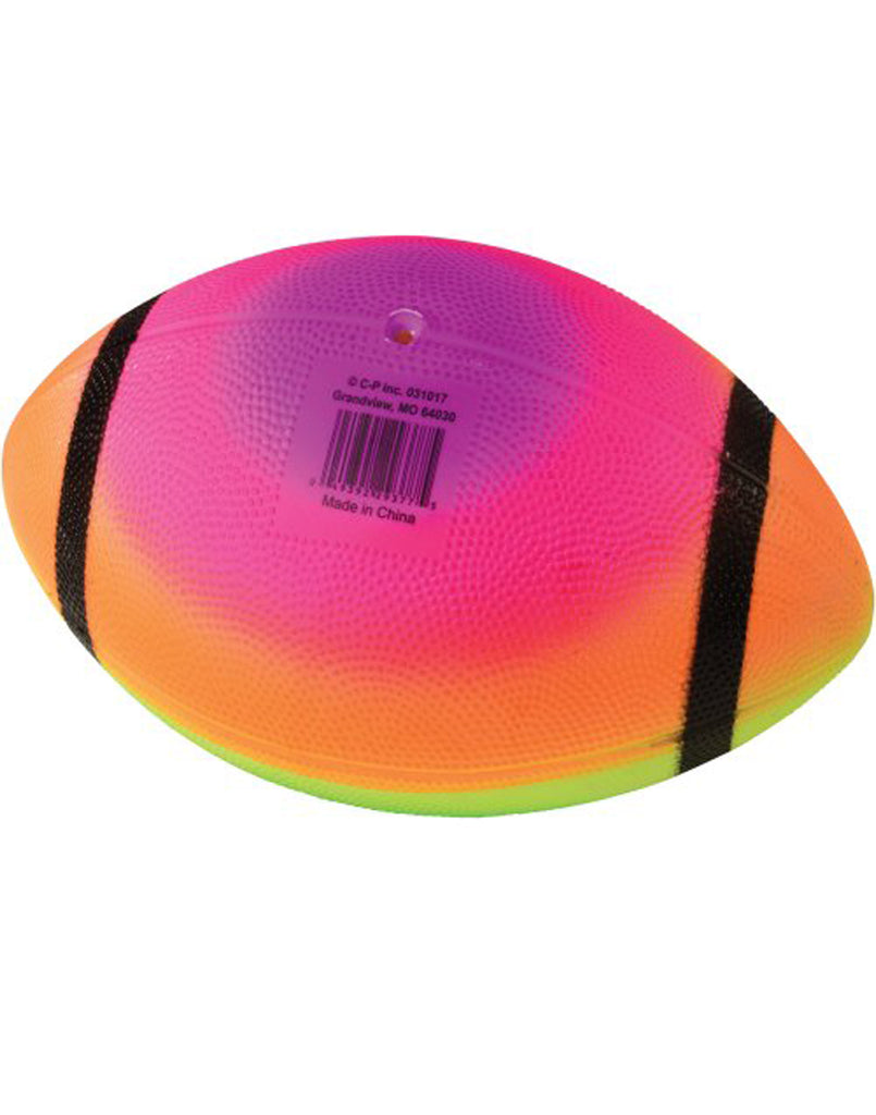9 Inch Rainbow Toy Footaballs-12 Pieces