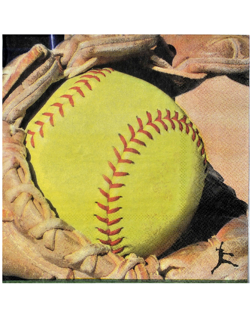 Girls Fast Pitch Softball Party Decoration-Plates & Napkins
