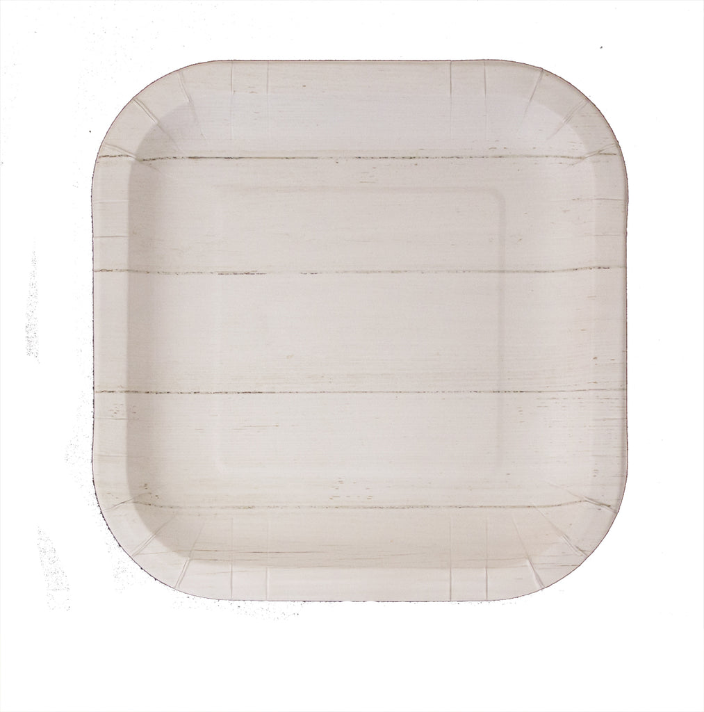 Shiplap Chic White Wood Party Supplies & Decorations