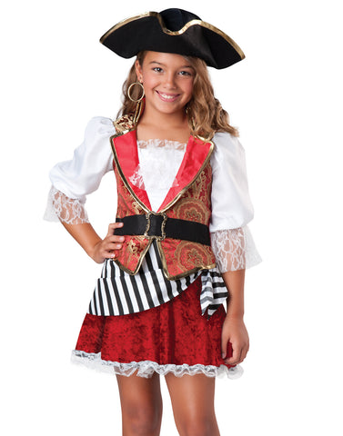 Tie Closure Womens Adult Pirate Costume Blouse