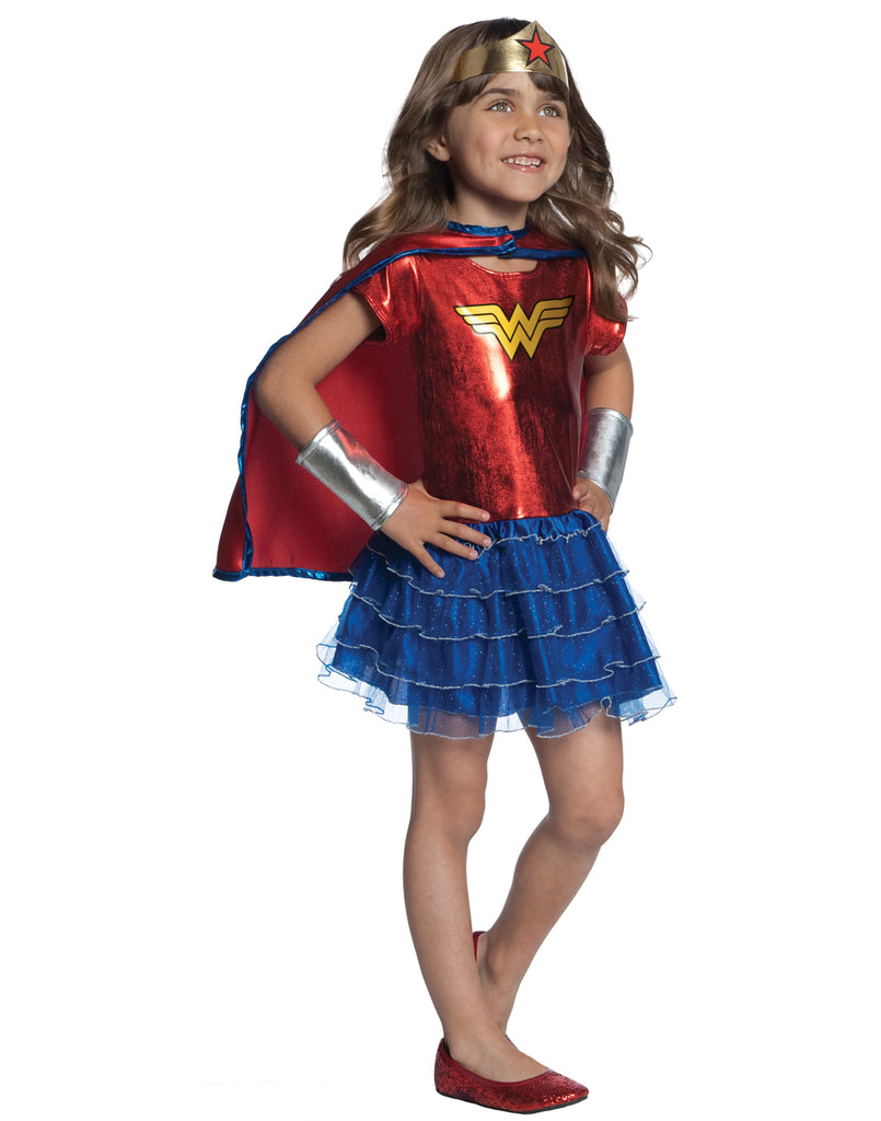 Wonder Woman Tutu Dress Up Girls Costume Set