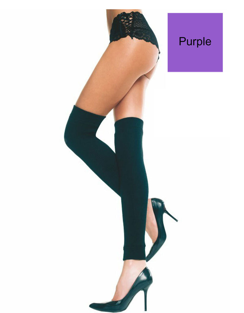 Purple Thigh High Dance Leg Warmer