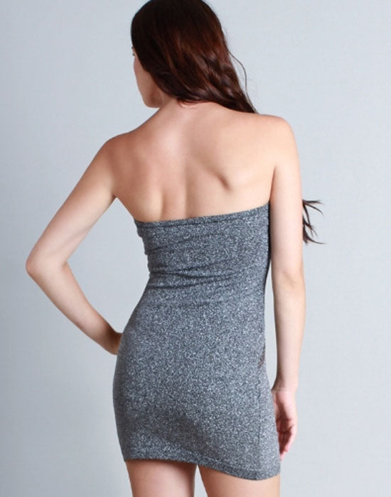 Silver Glittery Sequins Dress