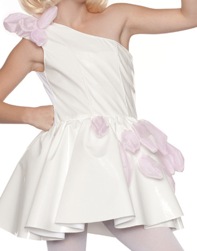 White Ra Ra Popstar Costume