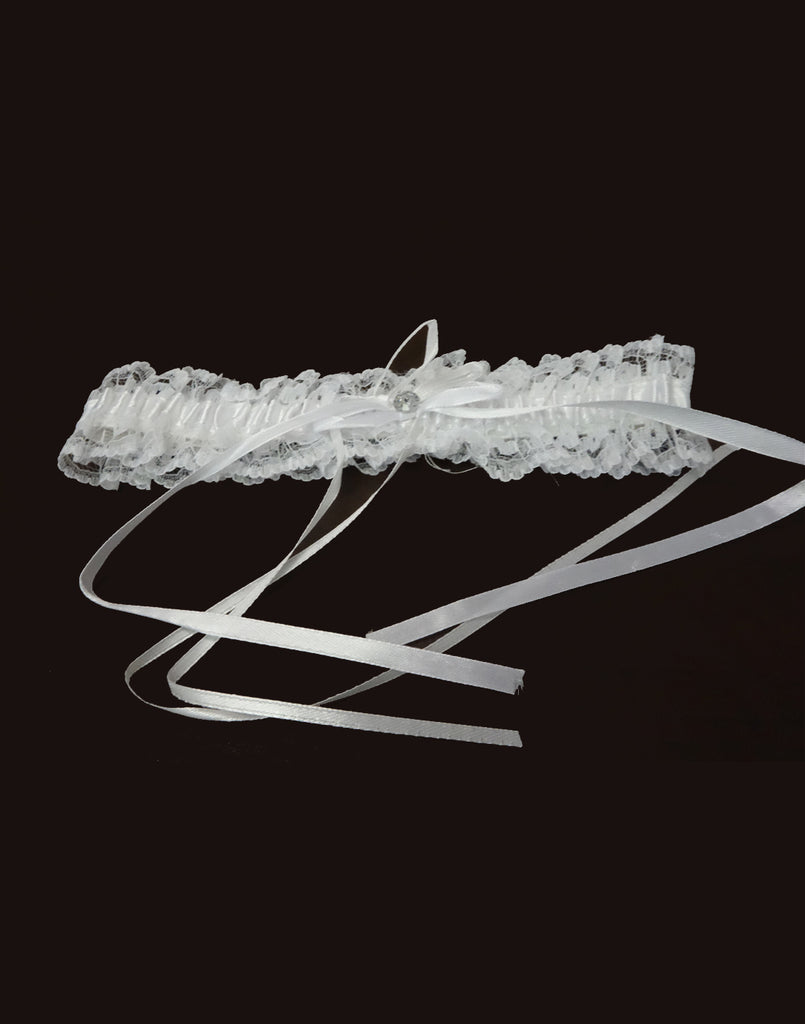 White Lace Garter