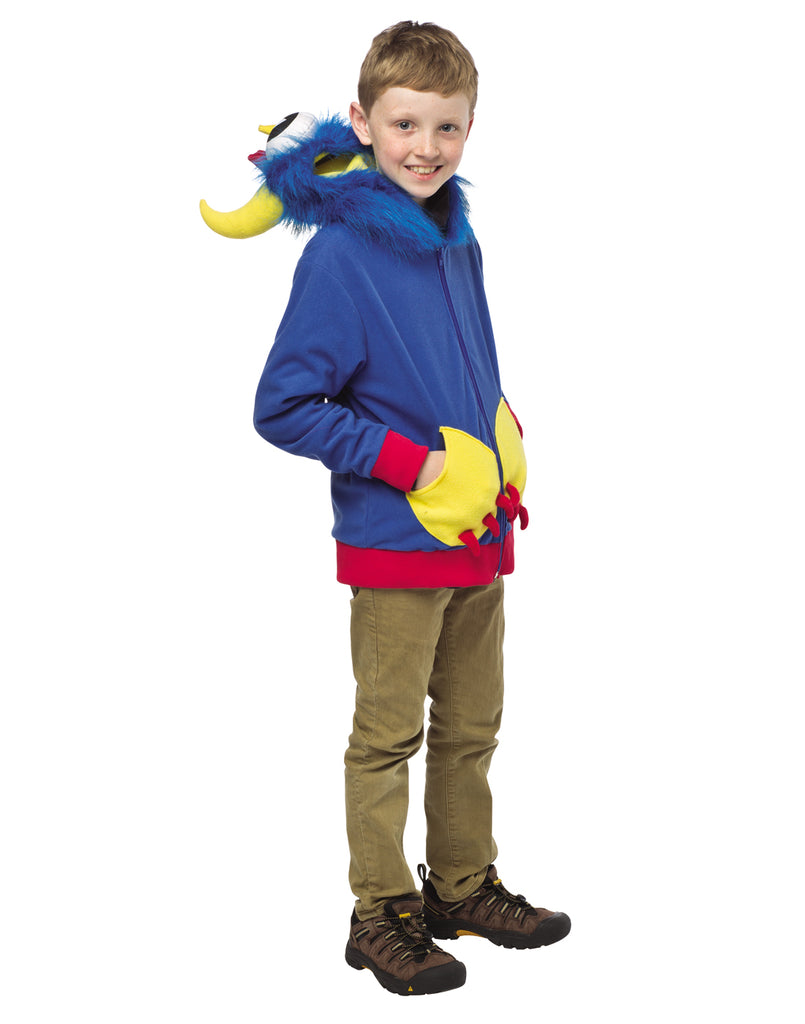 Blue Monster Teen Costume Hoodie