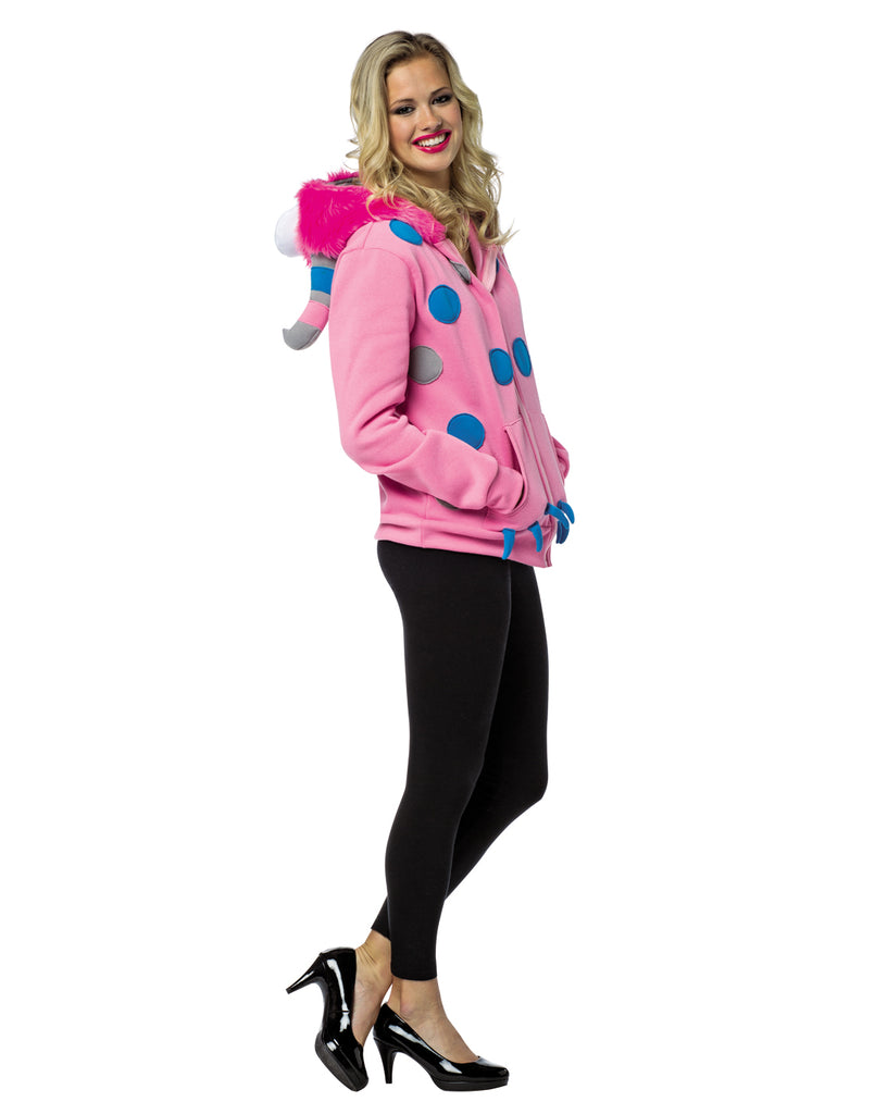 Pink Monster Teen Costume Hoodie