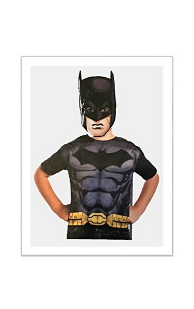 Batman Child Tunic Paper Mask Pretend Play Set