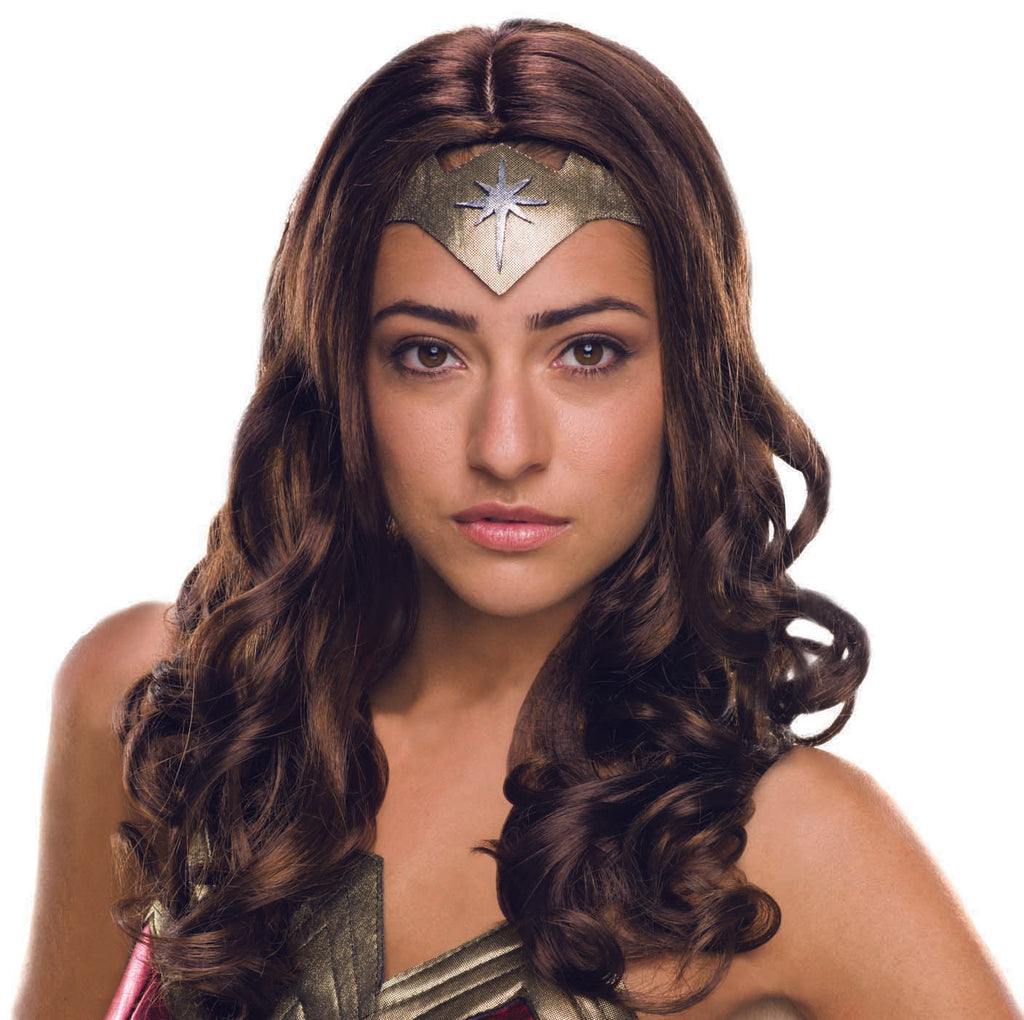 Justice League Wonder Woman Secret Wishes Adult Brown Wig