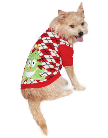 Reversible Holiday New Years Pet Tie