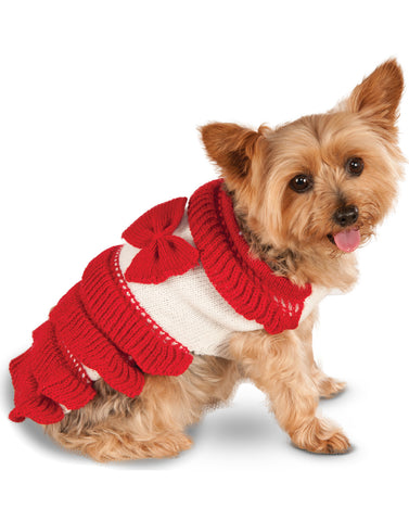 Striped Holiday Pet Sweater