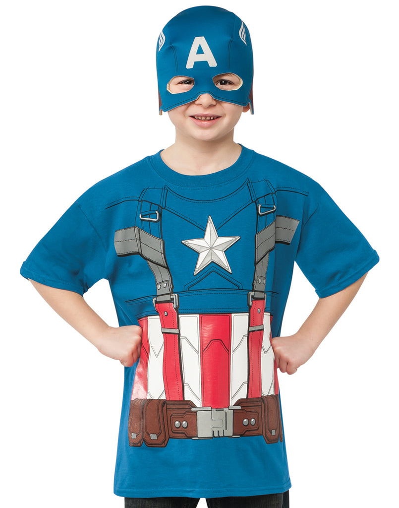 Captain America Retro T Shirt