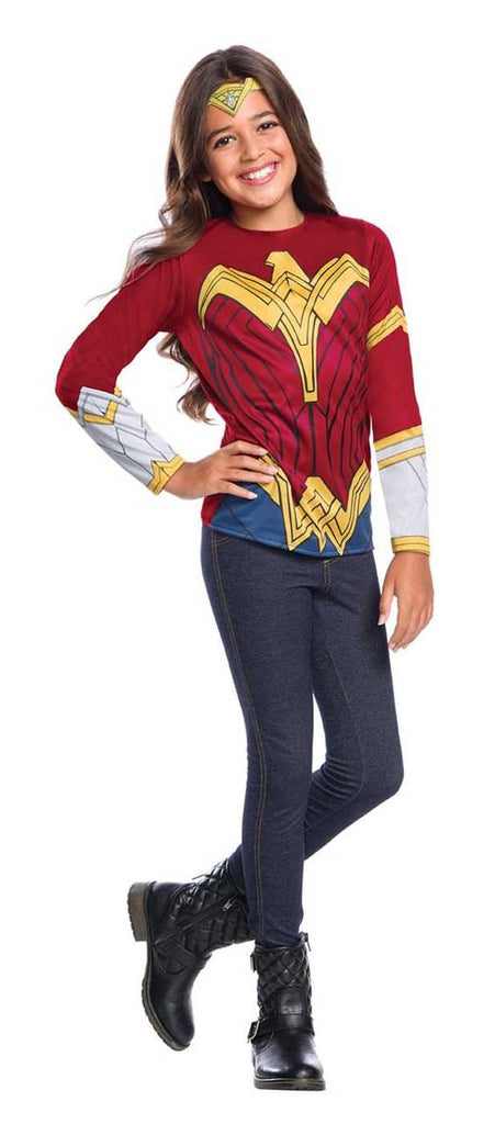 Justice League Wonder Woman Childs Costume Top With Tiara
