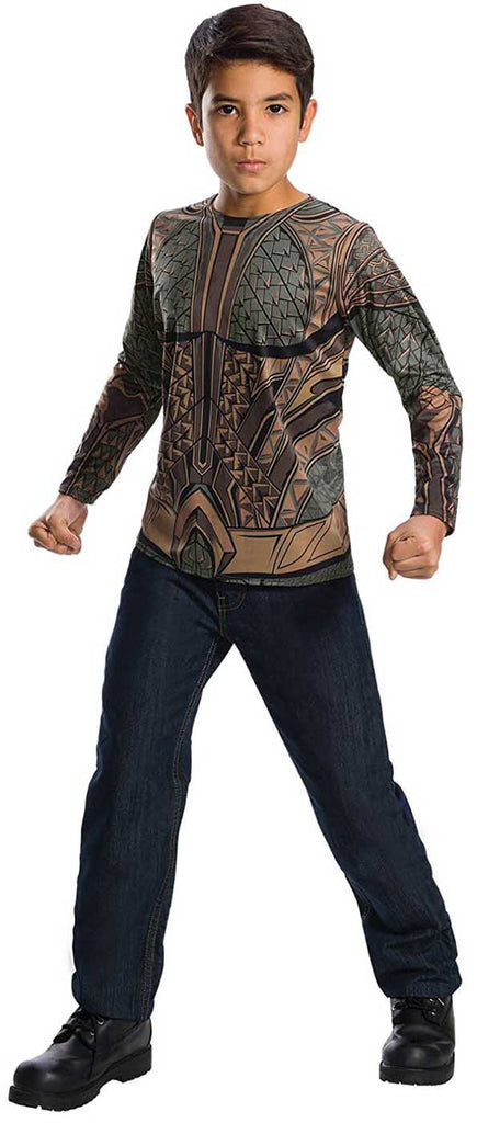 Justice League Boys Aquaman Costume Top