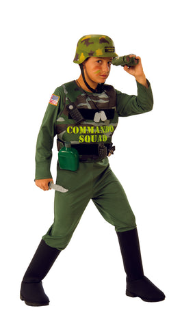 Camo Army Uniform Boys Costume