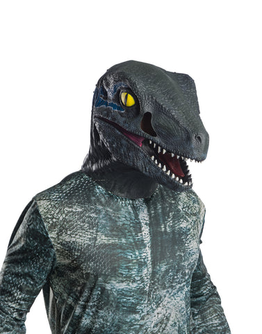 Jurassic World 2 Boys Inflatable Velociraptor Blue Costume With Sound