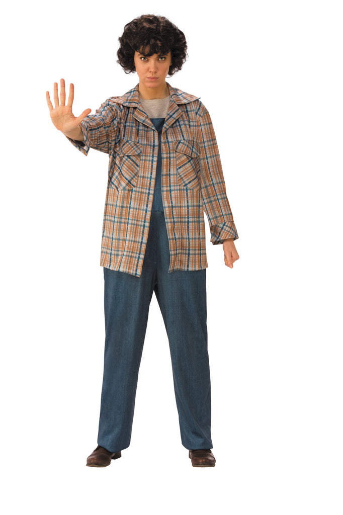 Stranger Things Eleven Adult Costume Plaid Shirt