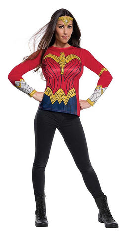 Justice League Wonder Woman Childs Costume Top With Tiara
