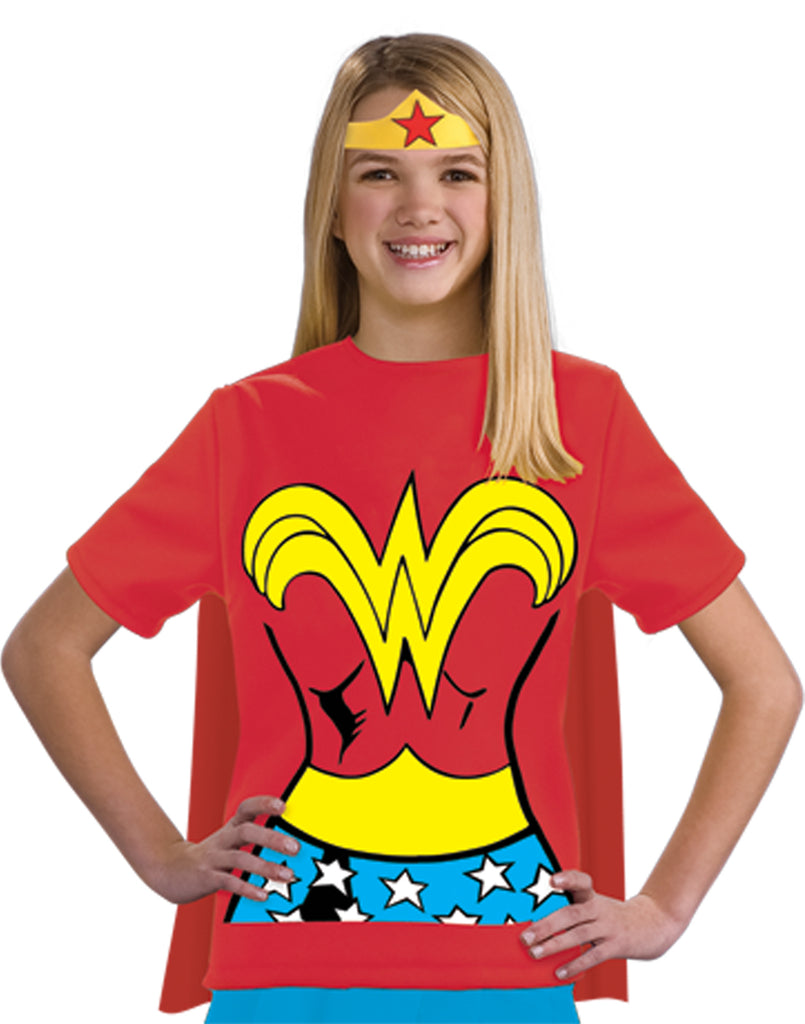 Wonderwoman Superhero Tshirt Costume