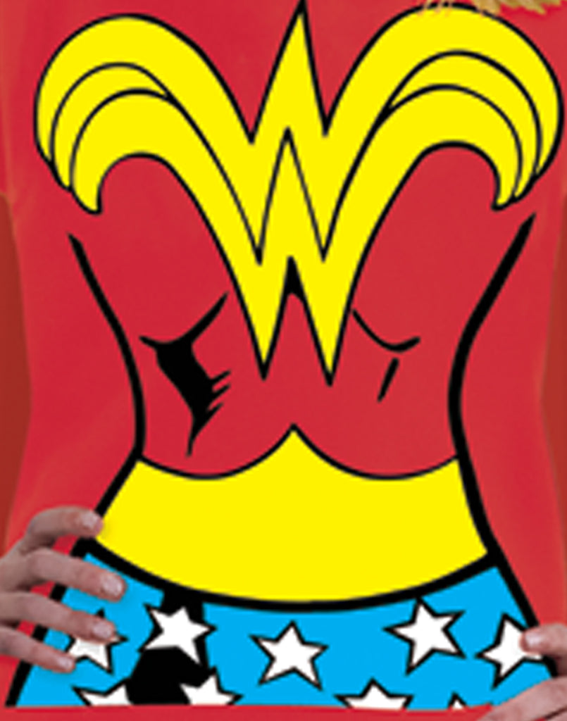 Wonderwoman Superhero Tshirt Costume