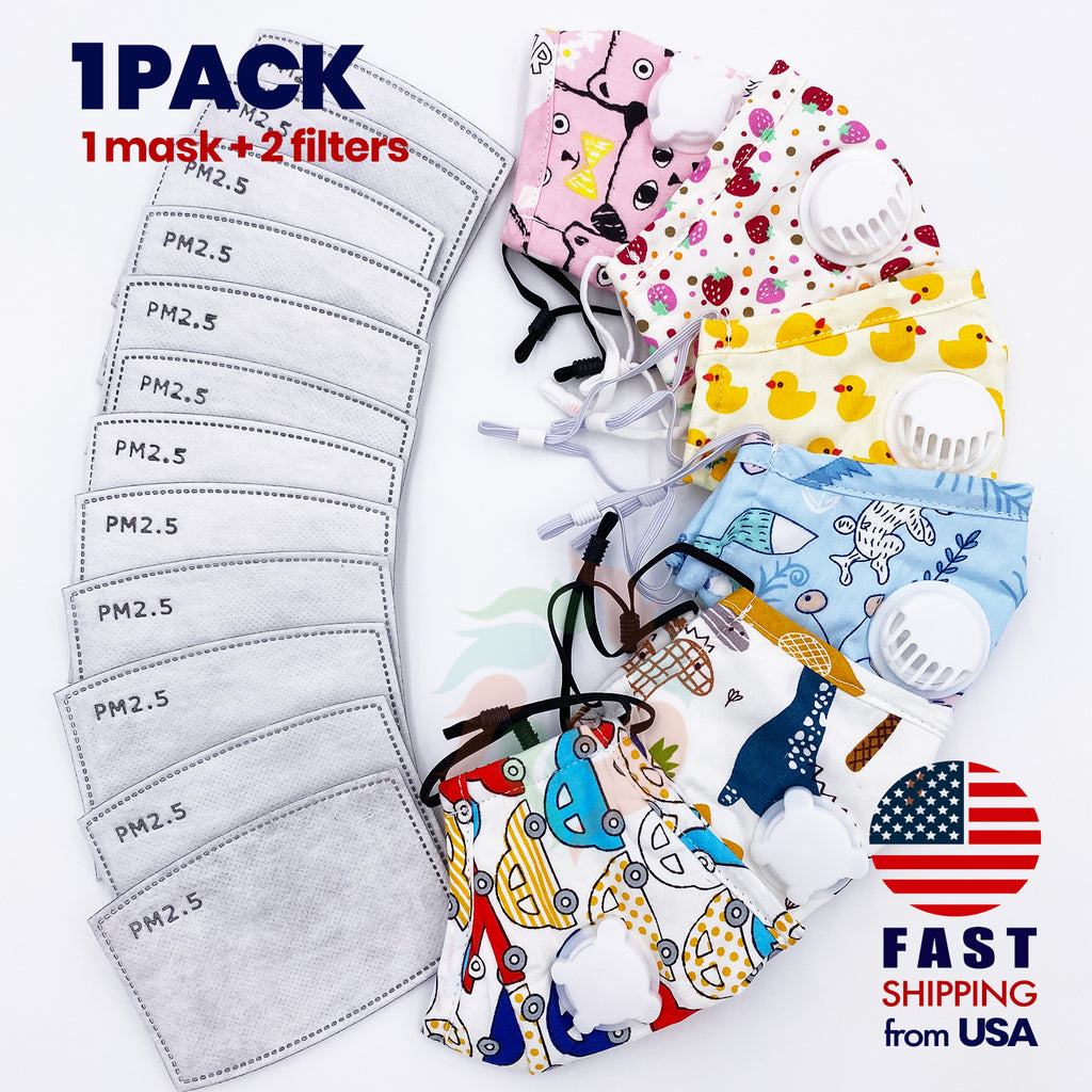 Kids Children Cotton Mask