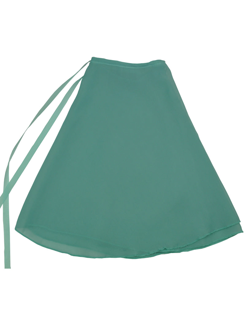 Dusty Miller Adult Sheer Chiffon Wrap Skirt