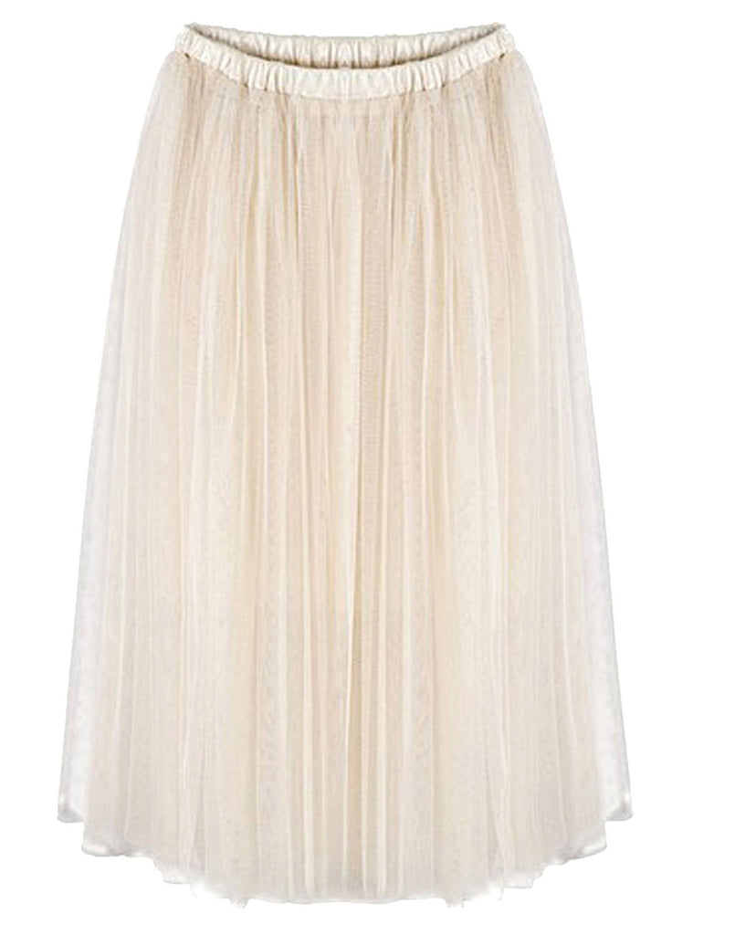 Long Tulle Petticoat Tutu Skirt
