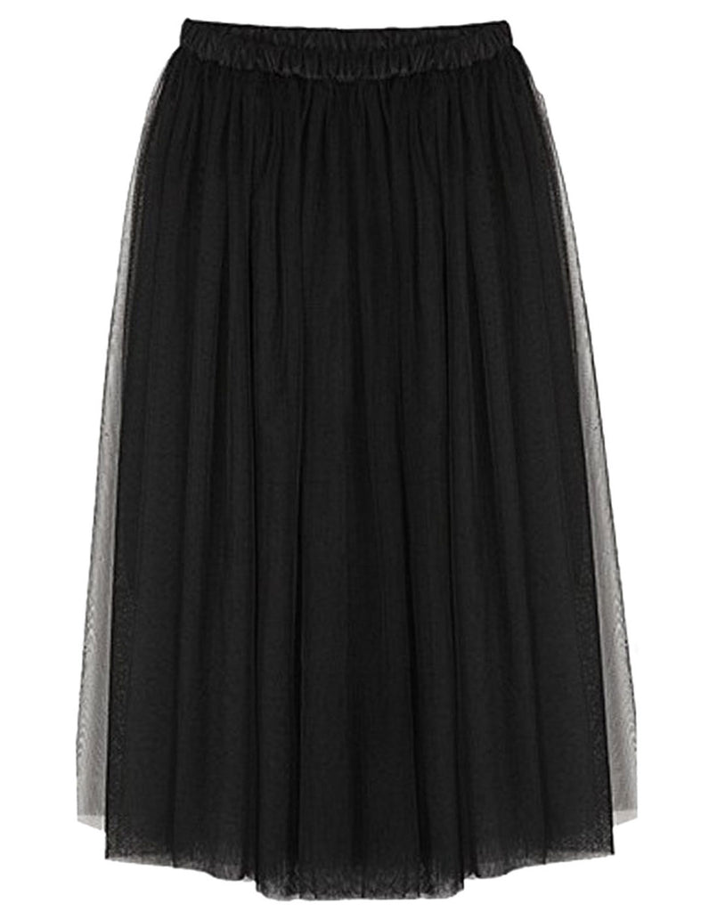 Long Tulle Petticoat Tutu Skirt