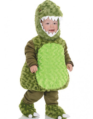 Green Dino Bones Toddler Fossil Costume