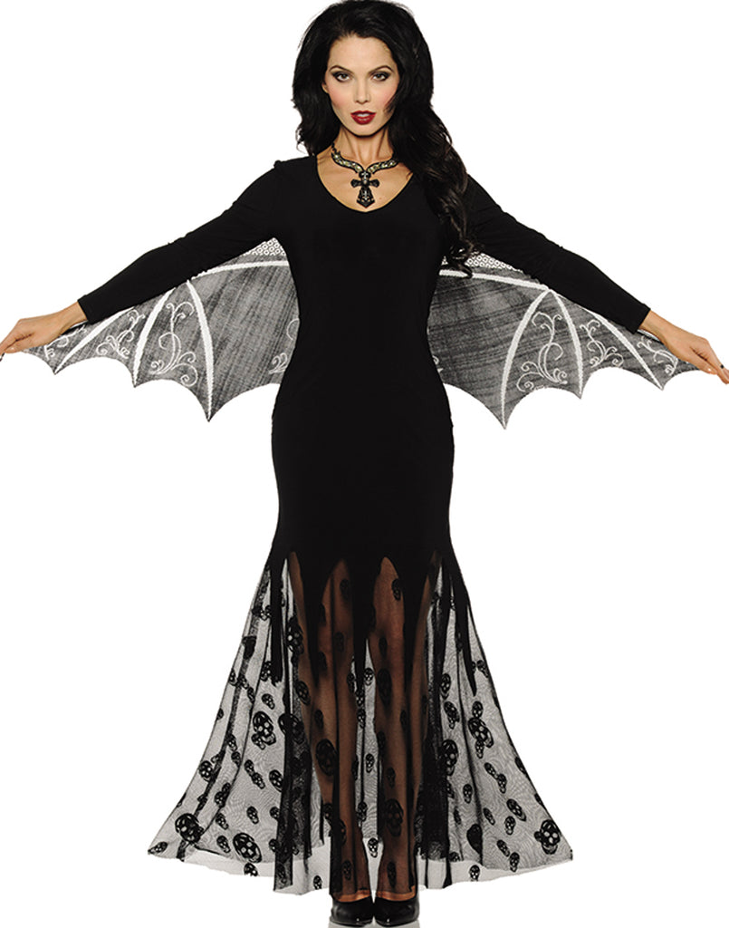 Vampiress Womens Gothic Vampire Halloween Costume