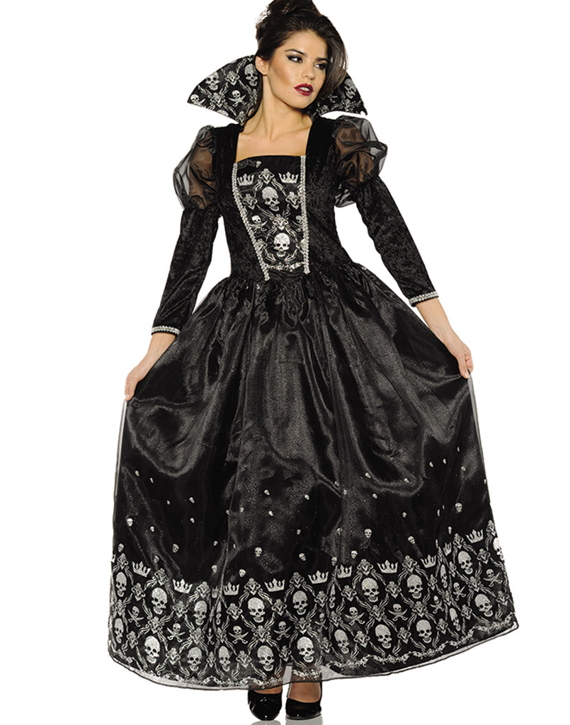 Dark Queen Womens Evil Victorian Gothic Halloween Costume