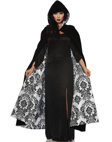 Skeleton Womens Adult Cape
