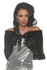 Black Faux Fur Adult Diva Costume Wrap