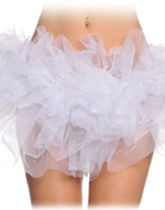 White Tulle Ballet Petticoat Tutu Skirt