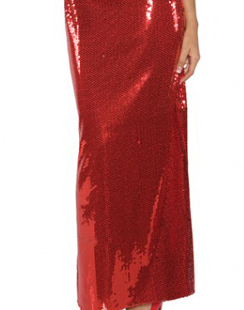 Long Red Sequin Jessica Rabbit Dress