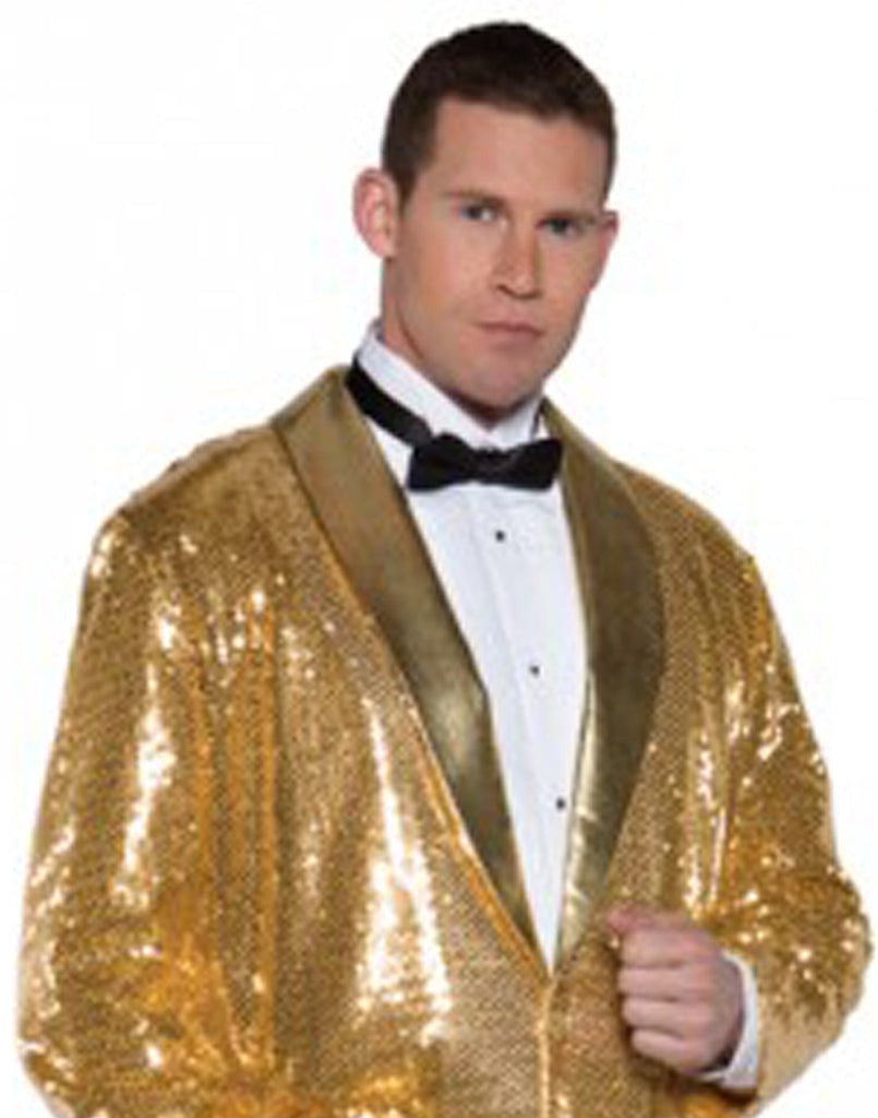 Jazz Disco Sequin Pimp Jacket -Gold