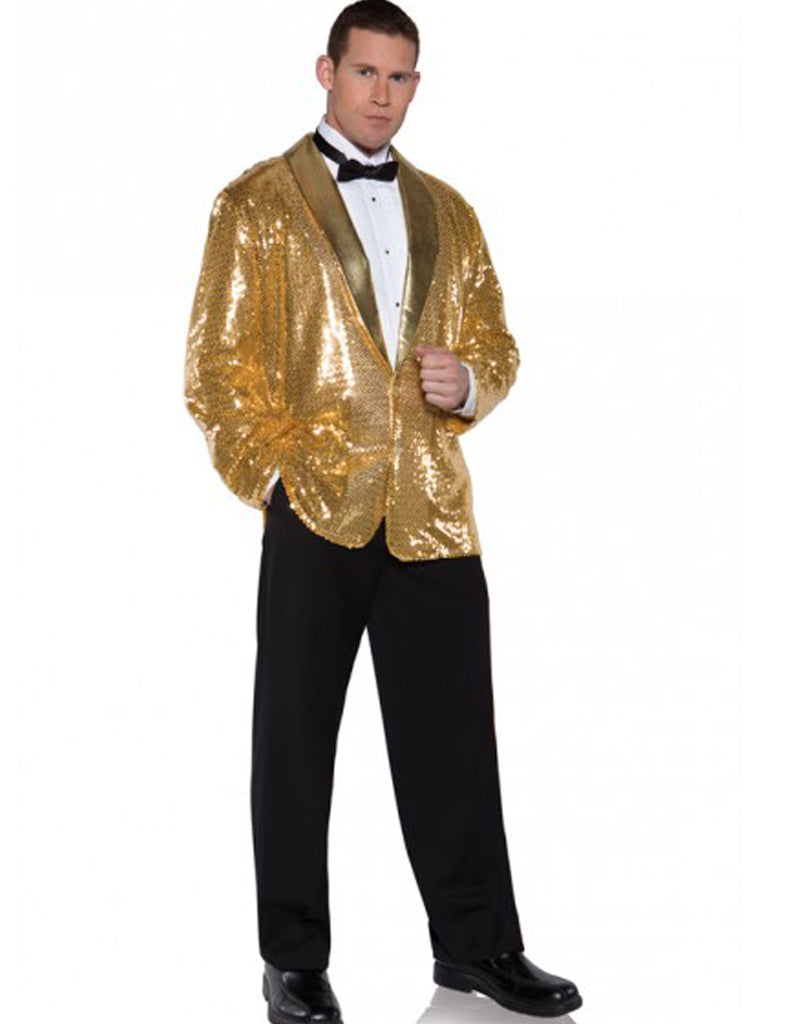 Jazz Disco Sequin Pimp Jacket -Gold