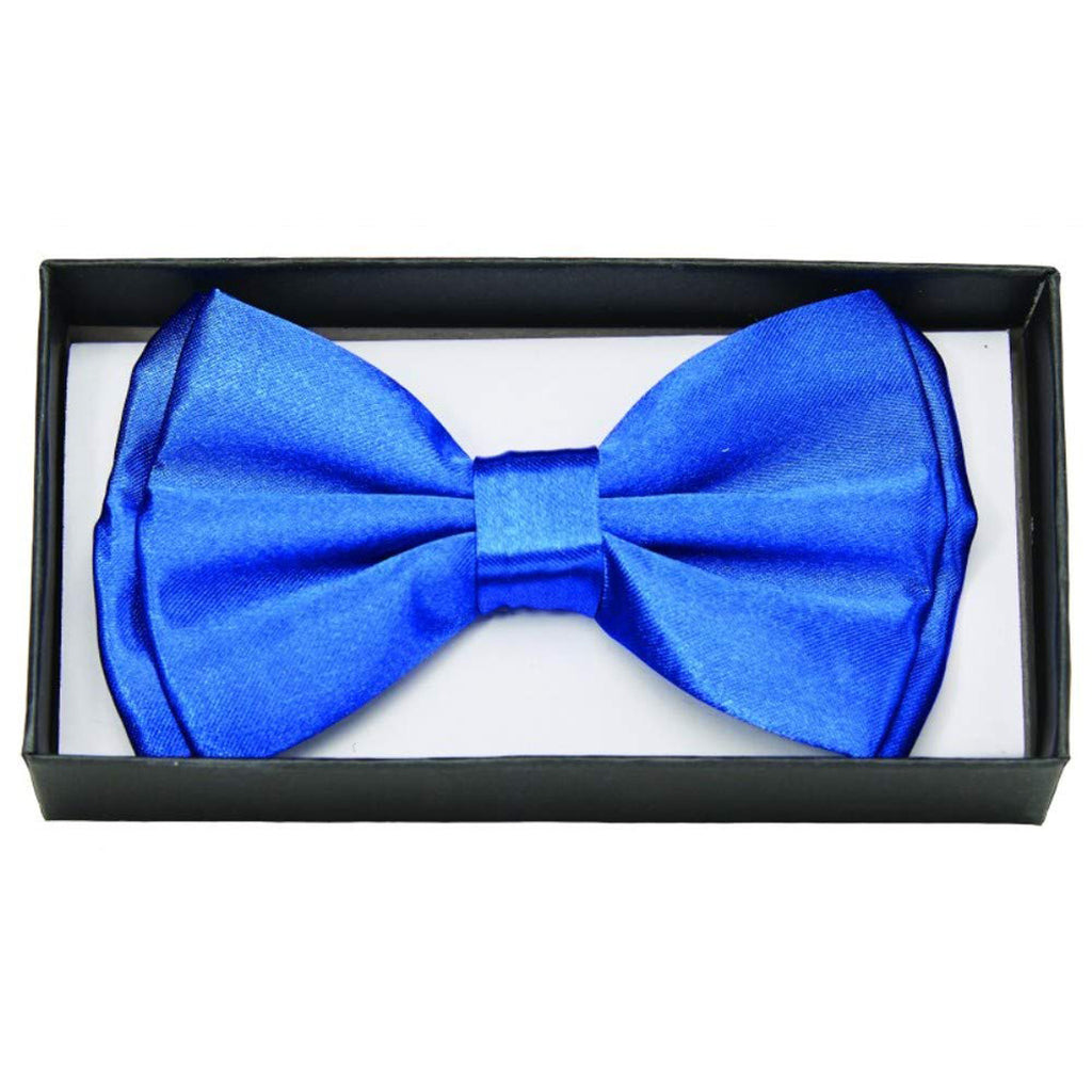 Blue Satin Mens Adult Costume Bowtie