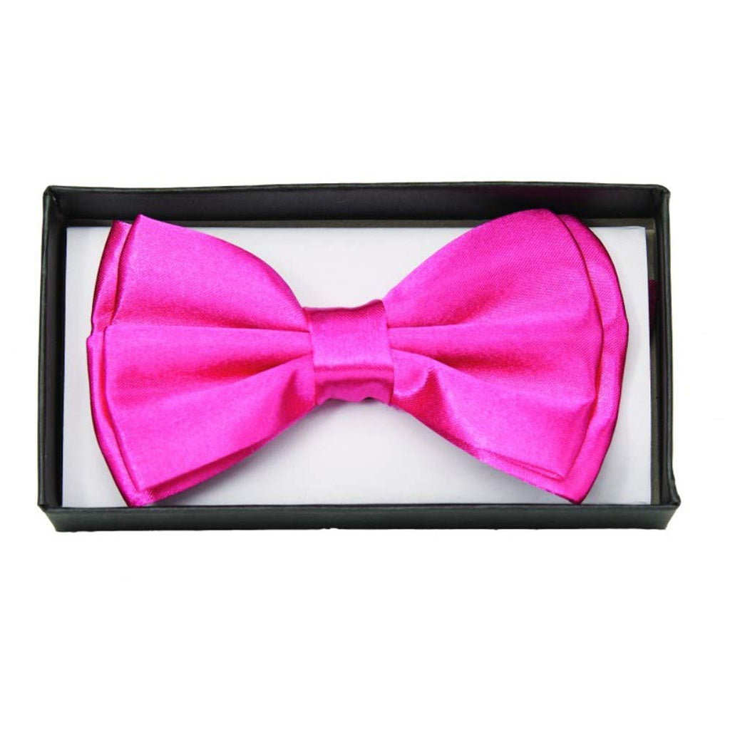 Pink Satin Mens Adult Costume Bowtie